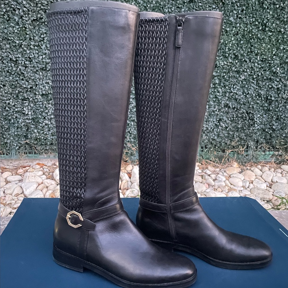Cole Haan Léela Grand Riding Leather Boats